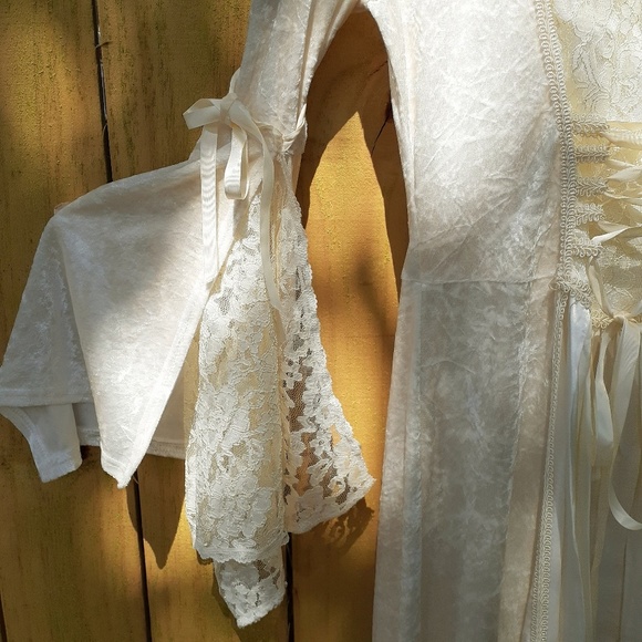 Lip Service | Dresses | Vintage Lip Service Ivory Crushed Velvet Dress | Poshmark